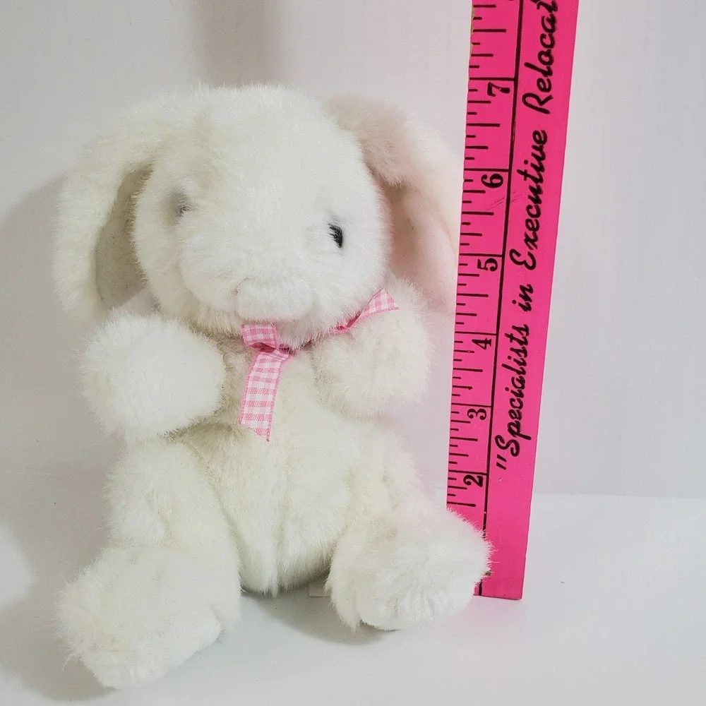 Walmart White Easter Bunny Rabbit Bean Bag Plush‎ Stuffed Animal 7